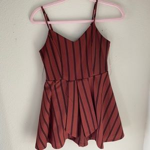 Striped romper